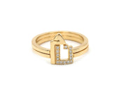 Thin Duo Rings - HIBA JABER